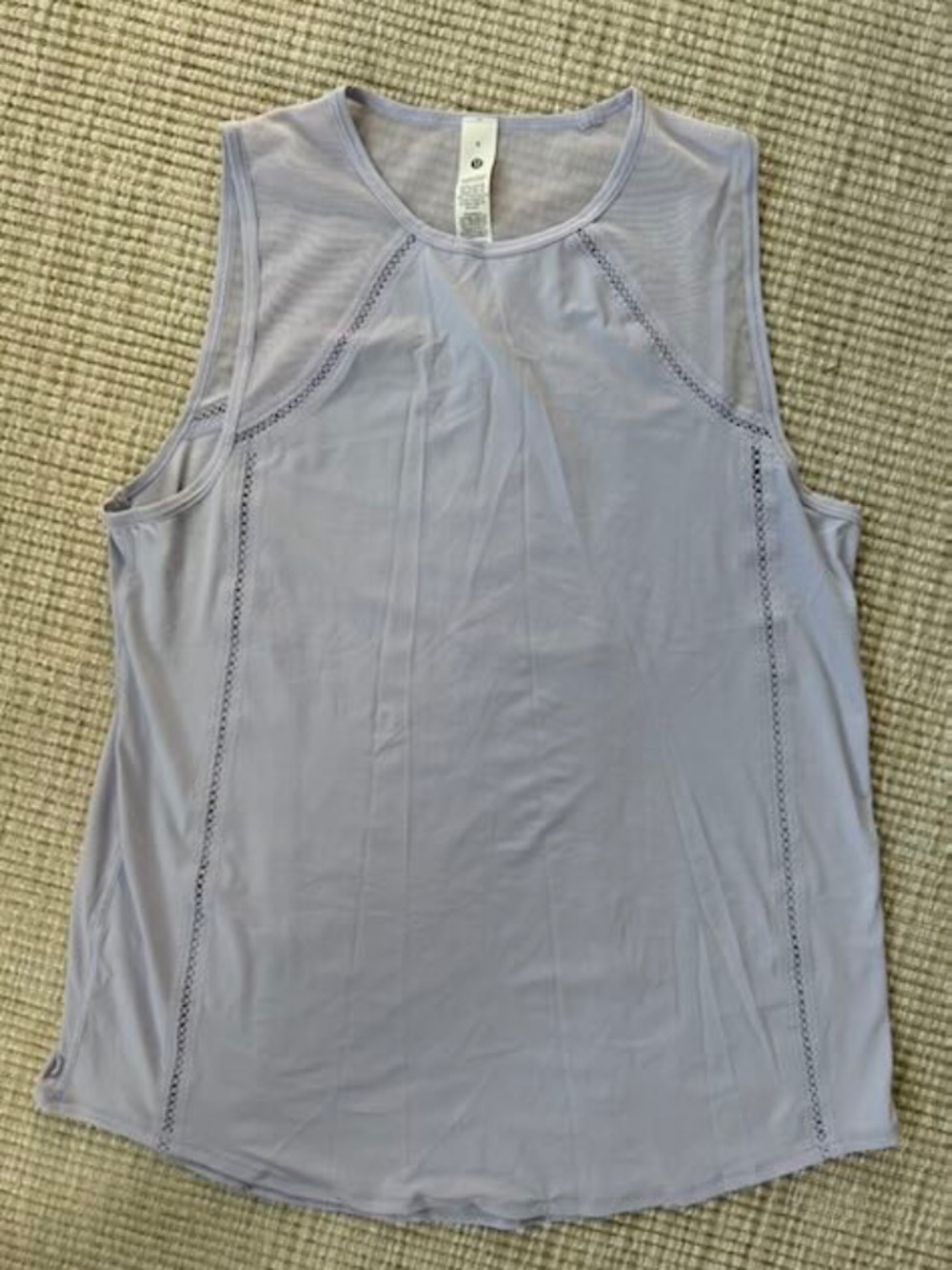Lululemon Sculpt Tank Lavender Frost, Size 6